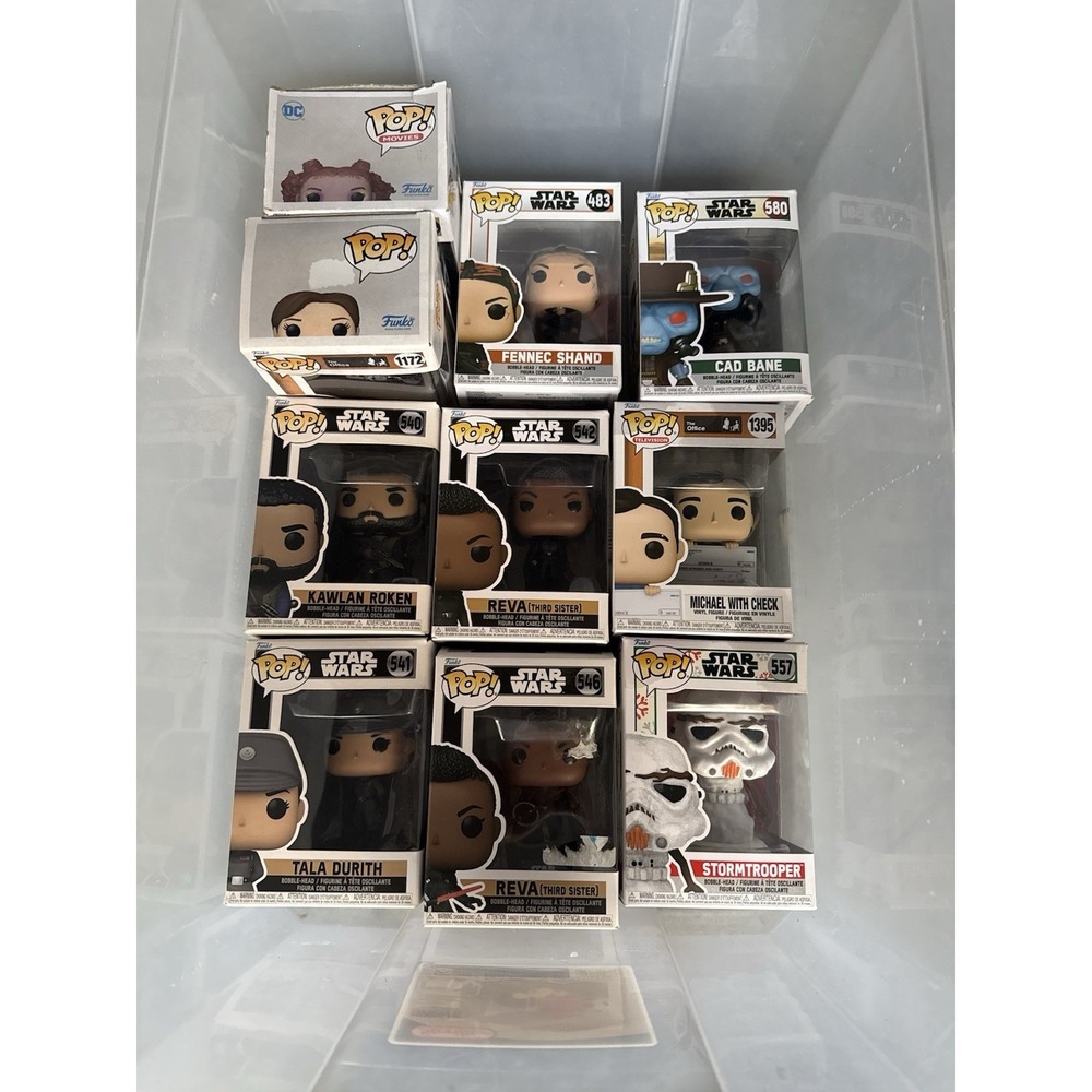 Funko Pop Lot 20+ Star Wars The Office Naruto Squid Game Walmart Exclusives READ - Picture 2 of 9